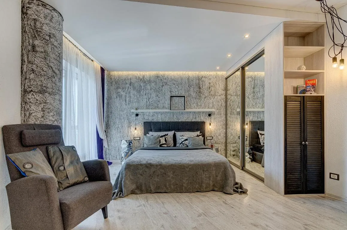 Image of Black & White Apartment near Akropolis