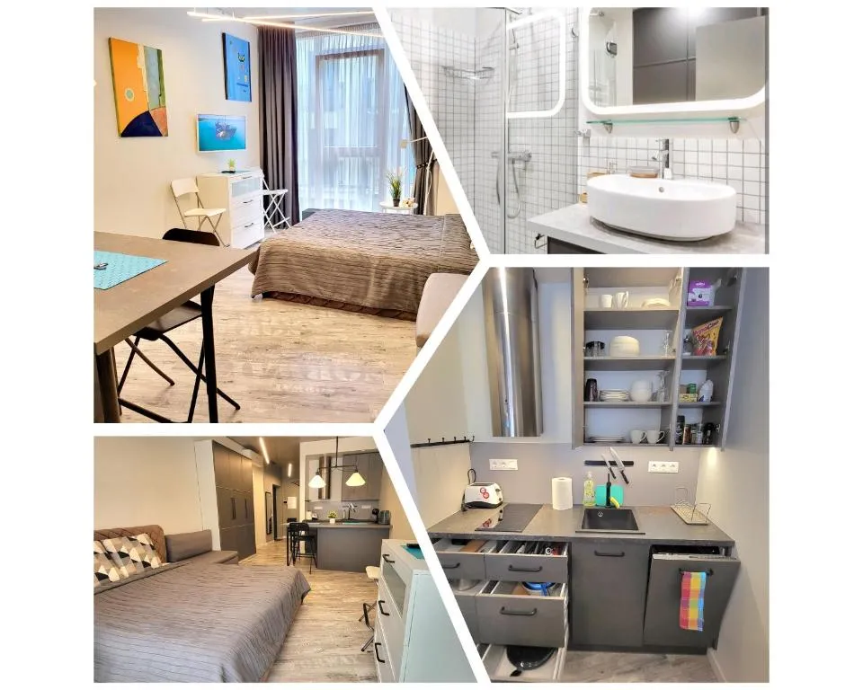 Image of HaPPy Inn Laime Studio, Self Check-In-24-7, A-C, Parking-in-the-underground-Garage