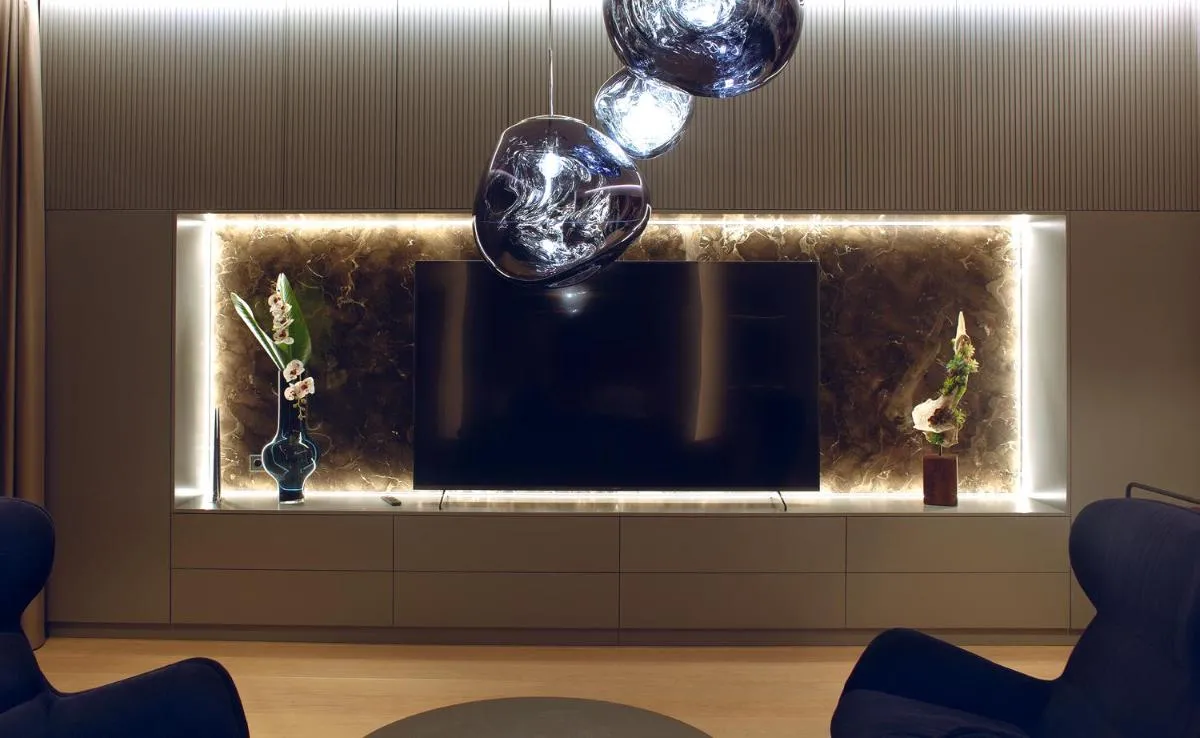 Image of Luxury apartments with smart house system, amazing interior and best beds on the market