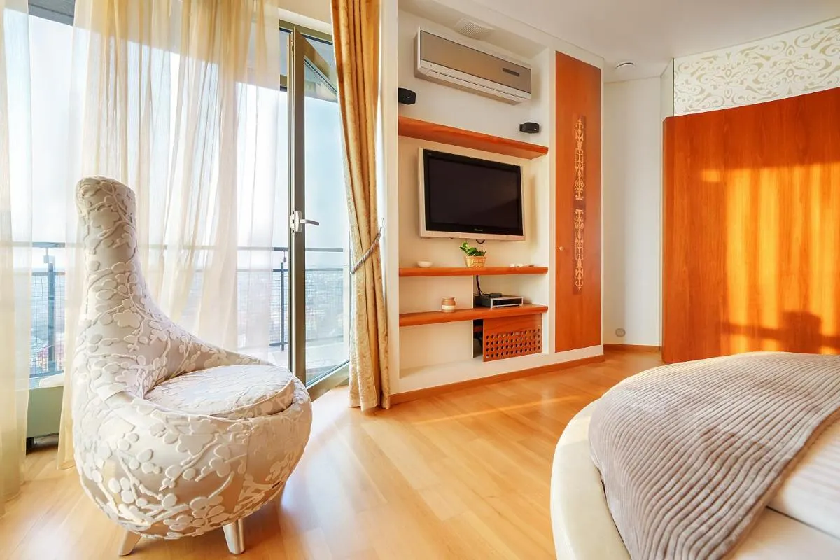 Image 4 of Helios Extra Luxury Jacuzzi apartment in Vilnius skyscraper 20 floor