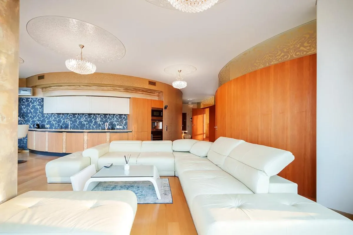 Image 2 of Helios Extra Luxury Jacuzzi apartment in Vilnius skyscraper 20 floor